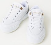 Mason Garments Tia sneaker van leer - Wit/Grijs - Maat 32