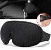 VITAMO™ Ergonomisch 3D Slaapmasker - 100% Verduisterend Oogmasker - Verstelbaar - Unisex - Traagschuim - Blinddoek - Cadeau Tip - Zwart
