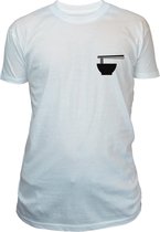 Free4All Ramen - Unisex T-Shirt wit- Maat L - Games - Design - Designnation