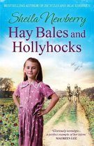Hay Bales & Hollyhocks