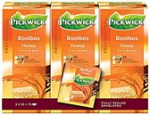 Thee Pickwick rooibos honey 25x1.5gr - 3 stuks