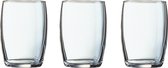 12x Stuks waterglazen/drinkglazen  transparant 160 ml - Glazen - Drinkglas/waterglas/sapglas
