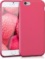 kwmobile telefoonhoesje voor Apple iPhone 6 / 6S - Hoesje voor smartphone - Back cover in mat roze