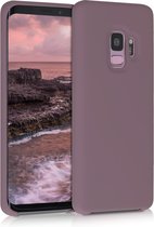 kwmobile telefoonhoesje voor Samsung Galaxy S9 - Hoesje met siliconen coating - Smartphone case in druivenblauw