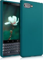 kwmobile telefoonhoesje voor Blackberry KEYtwo LE (Key2 LE) - Hoesje voor smartphone - Back cover in mat petrol