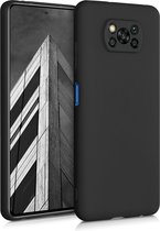 kwmobile telefoonhoesje voor Xiaomi Poco X3 NFC / Poco X3 Pro - Hoesje voor smartphone - Back cover in mat zwart