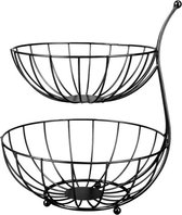 fruitschaal 2 lagen fruitmand 30 cm