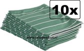 Groene Droogdoek - Bamboe droogdoek - Microvezeldoek - Ramen doek - schoonmaakdoeken - 10 stuks + bamboe concentraat