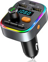 Xssive Draadloos FM transmitter - Bluetooth - Autolader - Snel lader - Carkit - Muziekspeler - Handsfree bellen - LED Display