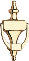 AMIG – Deurklopper – massief gepolijst messing – 202 x 84 mm
