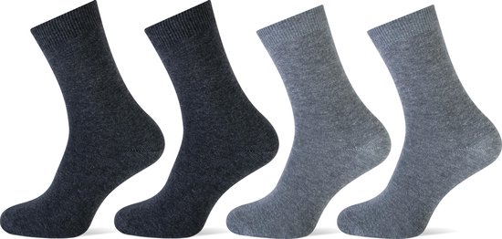 Chaussettes pour enfants Teckel, paquet de 4 taille 39-42 gris mx