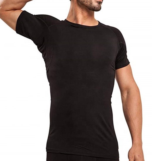 Anti Zweet Shirt - Krexs - Ingenaaide Okselpads - Anti Transpirant - Ondershirt - Mannen