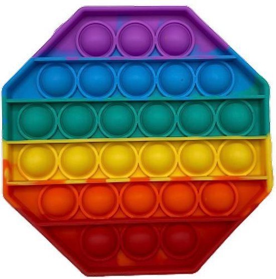 Fidget Toy Pop It Rainbow - Anti Stress Speelgoed - Fidget Pad