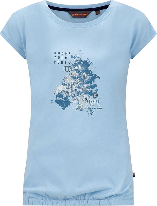 slaap tunnel merknaam Nena Dames T-Shirt - Lichtblauw | bol.com
