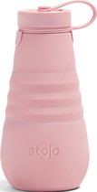 Stojo - Drinkfles - 590 ml - Carnation - Opvouwbaar - Herbruikbaar - Roze