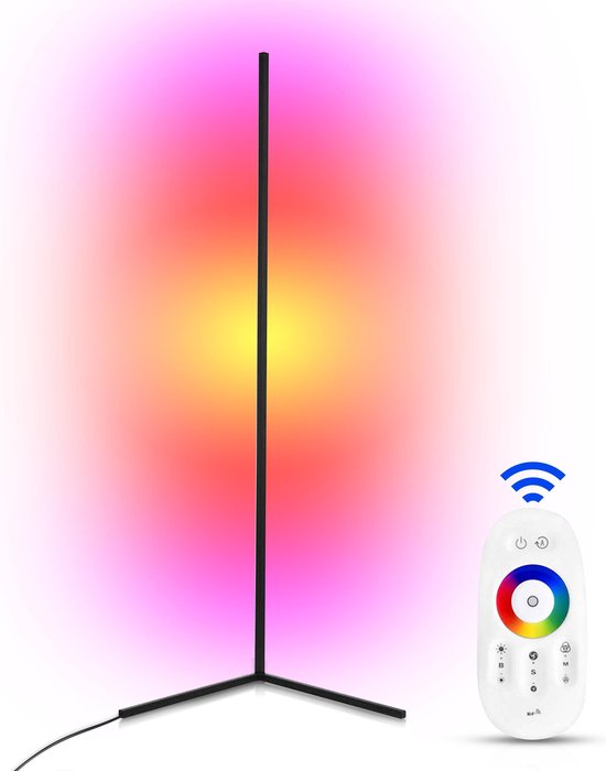 Somstyle® Vloerlamp LED – Hoek lamp – RGB Verlichting – Sfeerlicht –... |  bol.com