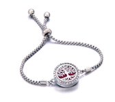 Akyol - Life Tree Armband - Boom - Armband - Cadeau - Geurpad - Zilver - Unisex - Geschenk -