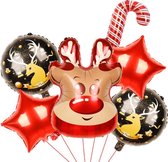 Ballonnen Set Kerst “Rendier” 6 Delig