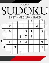 Sudoku Easy Medium Hard Volume 7: 200 Sudoku Puzzles For Adults - Answer Key Included