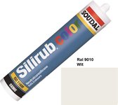 Soudal Silirub Color kit – siliconekit – montagekit – RAL 9010 - Puur Wit - 118401