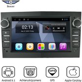 Boscer® Autoradio - Geschikt voor Opel - Android 11 - Apple Carplay - Android Auto - Navigatiesysteem - Zwart - Achteruitrijcamera