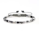 Karma armband 84026 Spiral Pachanga xxs (white crystal)