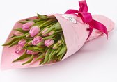 Tukiss Tulpen - Bloemen - Licht Roze - 27 stuks - Cadeau - Bloemen Boeket - Kraamcadeau meisje