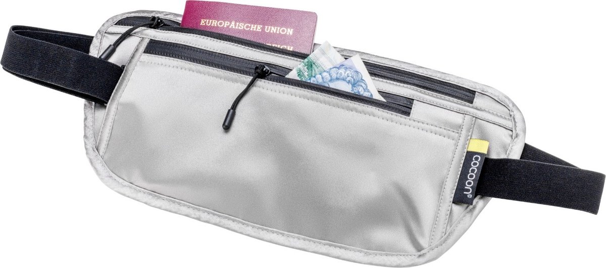 Cocoon Secret Waist Wallet silk - Sand grey - Outdoor hardwaren - Outdoor accessoires - Reisaccessoires