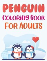 Penguin Coloring Book For Adults