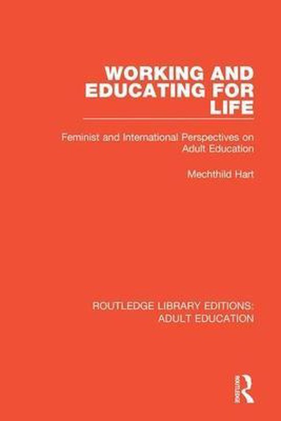 Routledge Library Editions: Adult Education- Working and Edu ... - cover