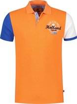 Polo - Hup Holland Hup - Manches courtes - Homme - Championnat d'Europe - Formule 1 - Oranje - Taille M