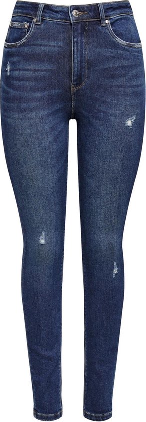 Only Mila Life Jeans skinny taille haute à la cheville pour femme - Taille W28 X L32
