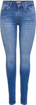 Only ONLBLUSH LIFE MID SKINNY  REA12187 NOOS Medium Blue Denim Dames Jeans - Maat L X L30