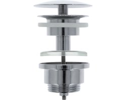 Afvoerplug Design - Niet Afsluitbaar - Chroom
