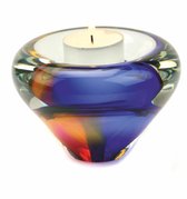 kristalglazen urn as- Waxinelichtje houder- Theelicht - diverse kleuren 45 ml (gratis sluitplaatje) geschikt voor dieren as en mensen as dieren urn mens urn gedenkglas ( Gratis vullen)