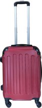 Handbagage koffer 55cm 4 wielen trolley - Rood