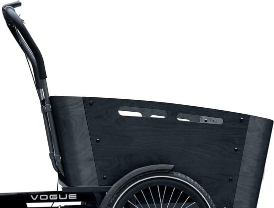 Vogue Carry bakfiets Midden motor Kangeroo 7V  matzwart - Vogue Bike