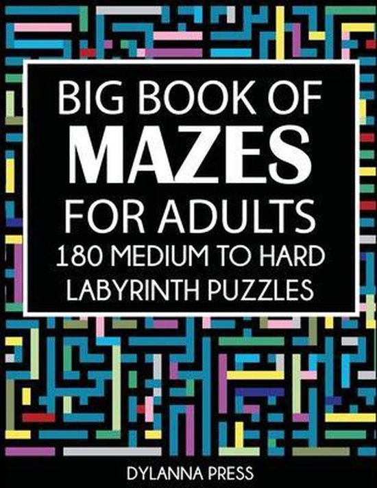 Big Book of Mazes for Adults - cover
