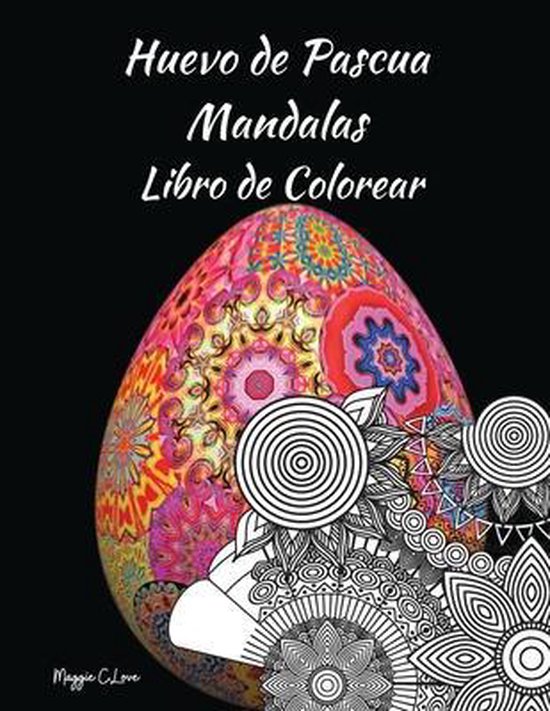Huevo de Pascua Mandalas Libro de Colorear - cover