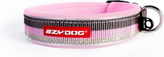 EzyDog Neo Classic Hondenhalsband - Halsband voor Honden - 30-33cm - Candy - Ezydog