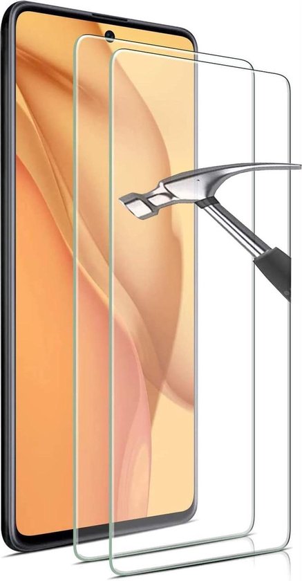 Screenprotector Geschikt voor Samsung Galaxy A52 - Screenprotector Geschikt voor Samsung Galaxy A52 Screenprotector tempered Glas - 2 stuks