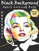 Black Background Adult Coloring Book: The Hidden Charm Coloring Book Black Background
