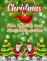 Christmas Kids Coloring Book Kids Color By Numbers