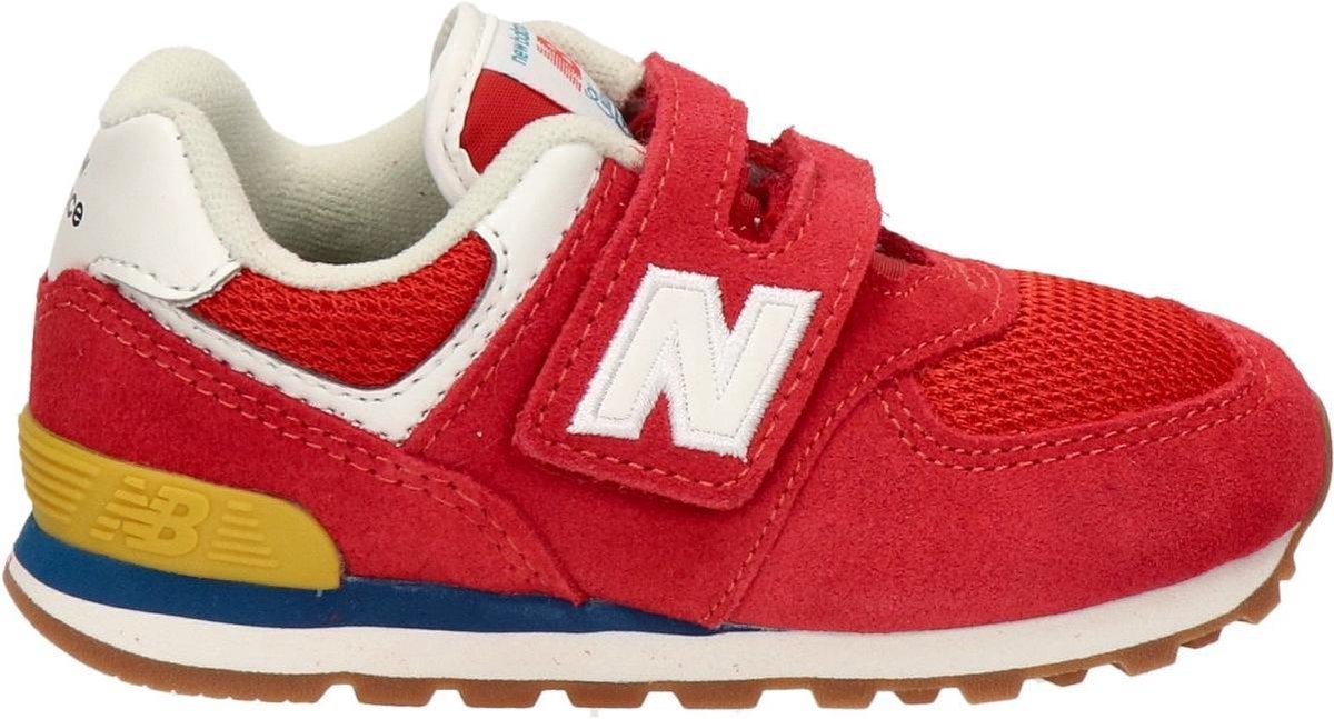 New Balance 574 Classic kids klittenband sneaker Rood Maat 28 bol