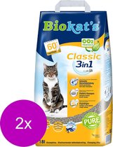 Biokat's Classic 3 In 1 - Kattenbakvulling - 2 x 18 l