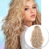 Blonde Pruik Front Lace Wig - Krullen - Verstelbaar - Pruiken Dames - Blond - 60 cm