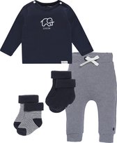 Noppies SET (4 pièces) Pantalon bleu, chemise et 2 paires de chaussettes - Taille 56