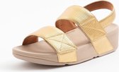 Fitflop™ Vrouwen   80007409 / Damesschoenen Textured Backstra - Goud - Maat 41