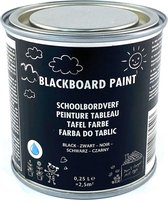 Schoolbord krijtverf van WDMT™ | 0,25 liter | krijtbordverf | schoolbordverf zwart