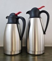 Thermoskan - isolatiepot - conferentiepot  1 liter met knop